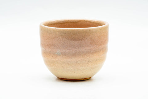 Japanese Teacup - Pink Spiraling Hagi-yaki Yunomi - 120ml