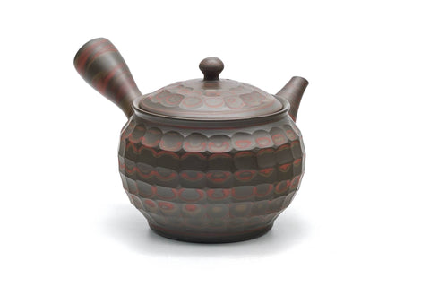 Faceted Green Nerikomi Tokoname Teapot - 280ml