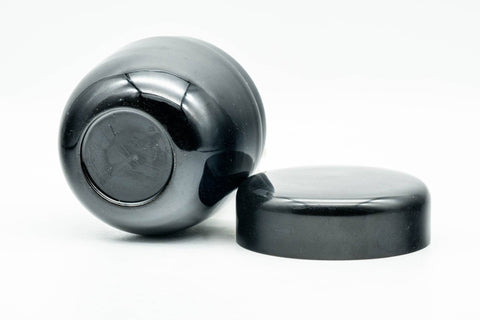 Japanese Natsume - Black Urushi Lacquer Tea Caddy - 110ml