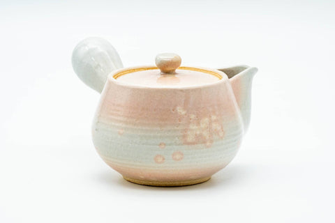 Japanese Tea Set - 天鵬山 Tsubaki Kiln - Hagi-yaki Kyusu Teapot with 5 Yunomi Teacups