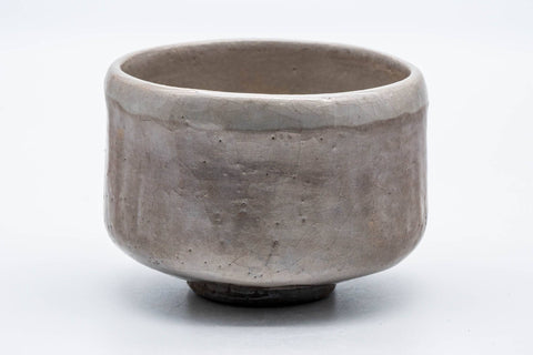 Japanese Matcha Bowl - 手 Warm White Glazed Raku Chawan - 300ml
