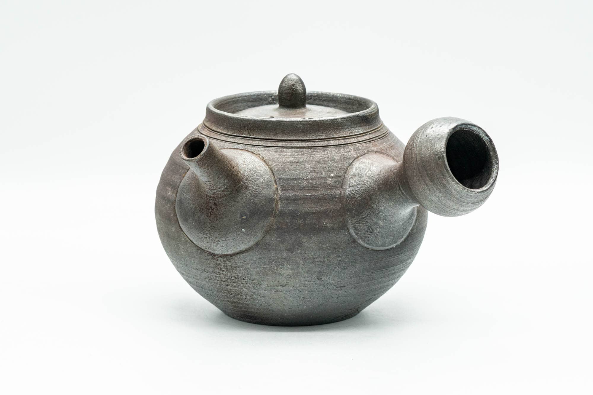 Japanese Kyusu - Ash Glazed Bizen-yaki Ceramic Teapot - 340ml