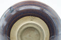 Tezumi — Japanese Matcha Bowl - Blue Purple Drip-Glazed Chawan - 300ml — closeup of the glaze