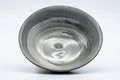Tezumi — Japanese Matcha Bowl - Brush Stroke Hakeme Kiyomizu-yaki Chawan - 150ml — three-quarter view