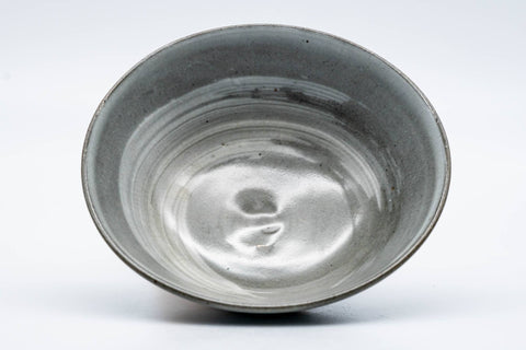 Tezumi — Japanese Matcha Bowl - Brush Stroke Hakeme Kiyomizu-yaki Chawan - 150ml — three-quarter view
