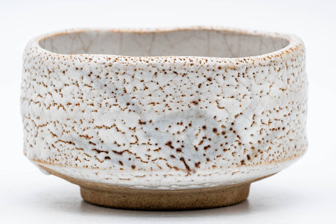 Japanese Matcha Bowl - White Shino Glazed Mino-yaki Chawan - 150ml