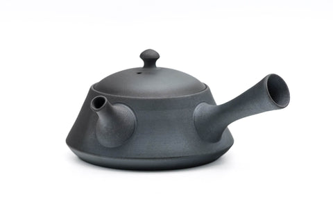 Trapezoidal Black Tokoname Teapot - 200ml