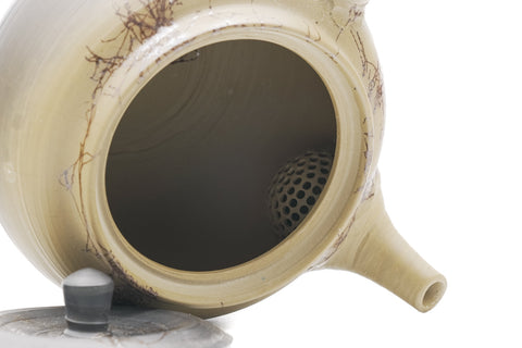 Black Yellow Mogake Tokoname Teapot - 230ml