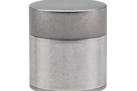 Silver Metal Tea Canister - 100g