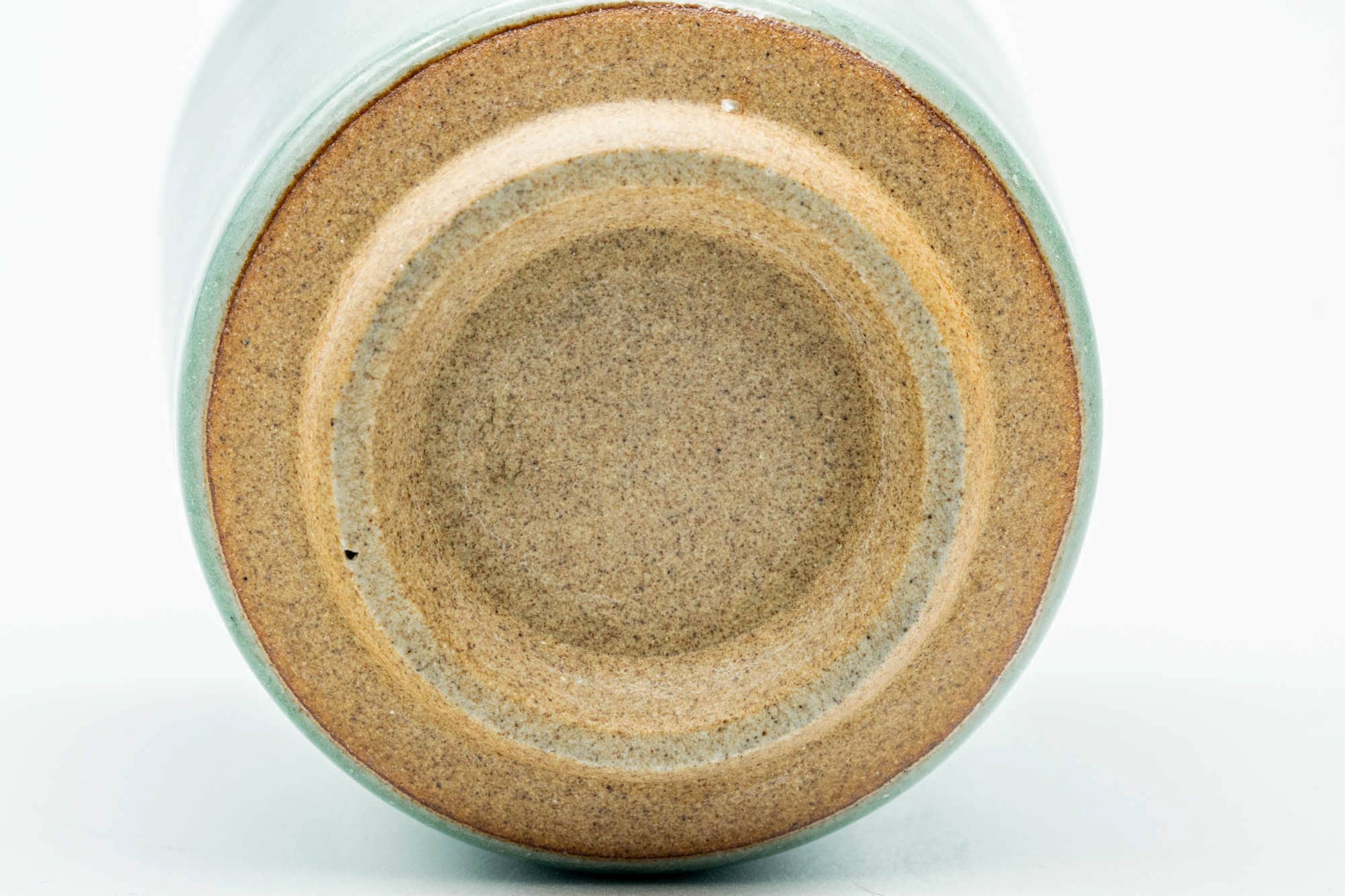 Japanese Teacup - Green Celadon Crazed Glazed Yunomi - 190ml