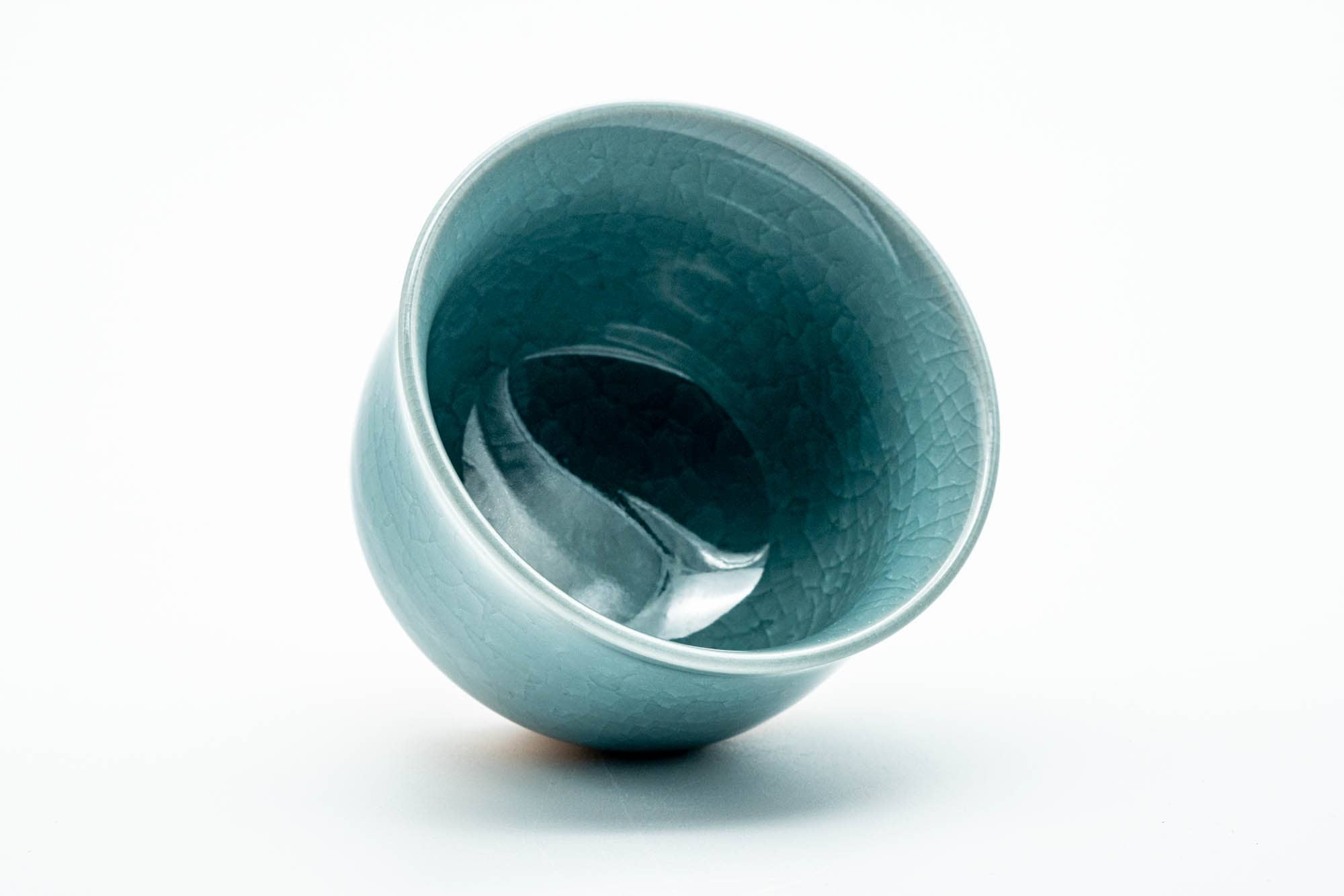 Japanese Teacup - Blue Celadon Glazed Yunomi - 120ml