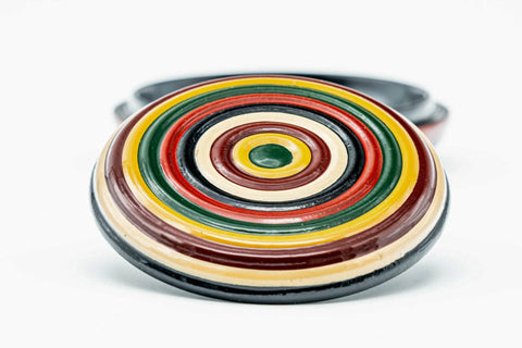 Japanese Kogo - Koma Urushi Lacquer Incense Container