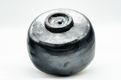 Japanese Matcha Bowl - Black Raku Wabi-Sabi Chawan - 400ml