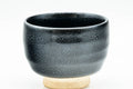 Japanese Teacup - Tenmoku Glazed Guinomi - 75ml - wide front view of the cup