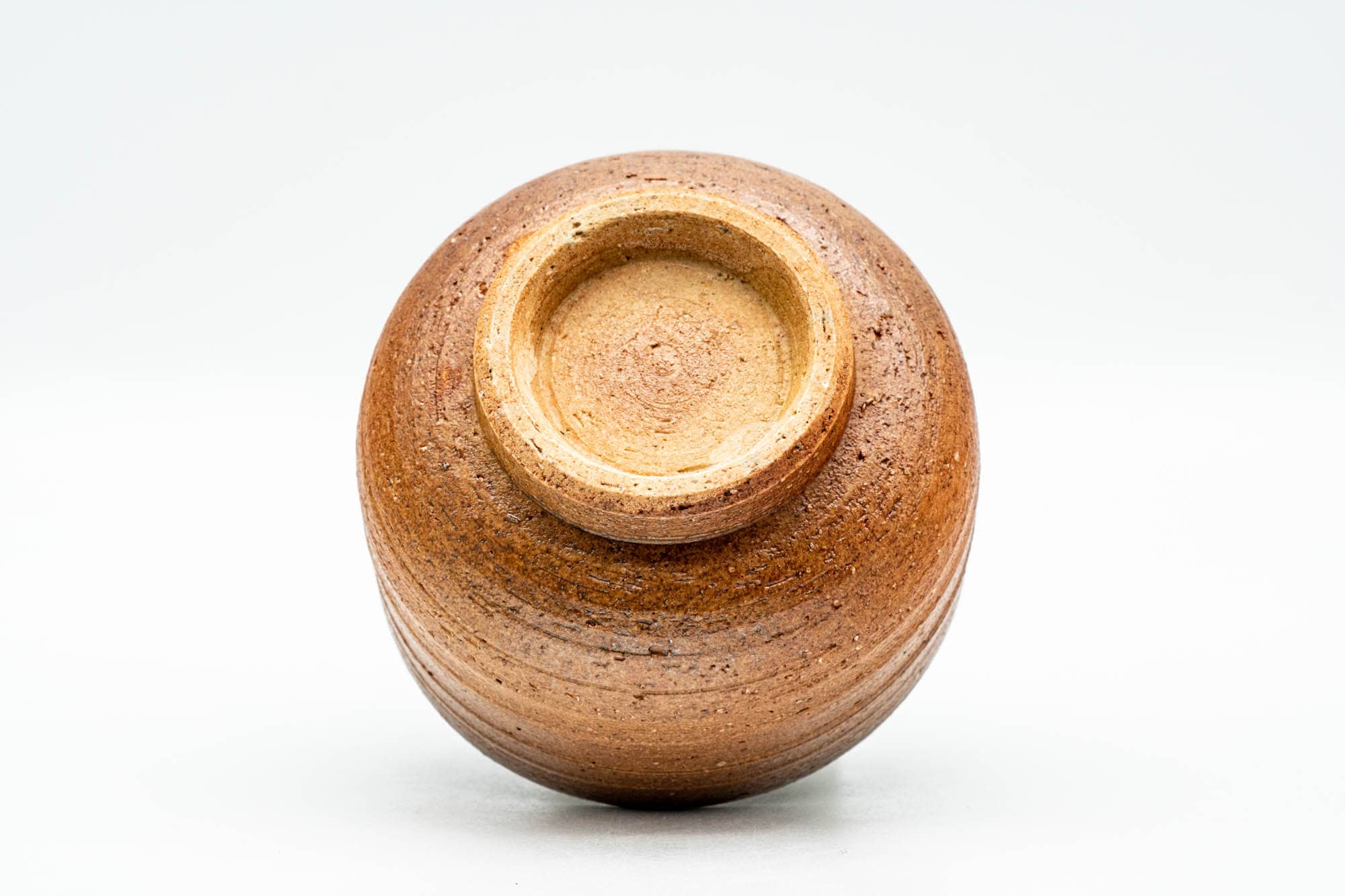 Japanese Teacup - Brown Textured Shigaraki-yaki Yunomi - 110ml