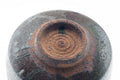 Tezumi — Japanese Matcha Bowl - Earthy Milky Glazed Spiraling Chawan - 300ml — closeup of the glaze