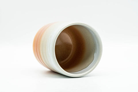 Japanese Teacup - Pink White Drip-Glazed Hagi-yaki Yunomi - 160ml