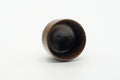 Tezumi — Japanese Teacup - Small Brown Glazed Guinomi - 40ml — front view from another angle