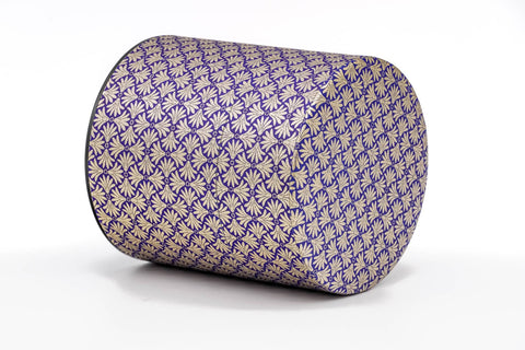 Blue Gold Tessellation Washi Tea Canister - 150g