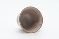 Tezumi — Japanese Teacup - Beige Magenta Drip-Glazed Hagi-yaki Yunomi - 80ml — three-quarter view
