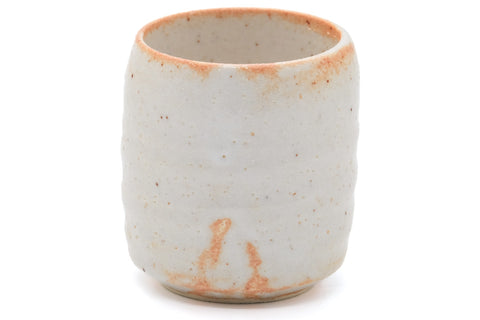 Japanese Teacup - White Shino Glazed Mino Yunomi - 100ml