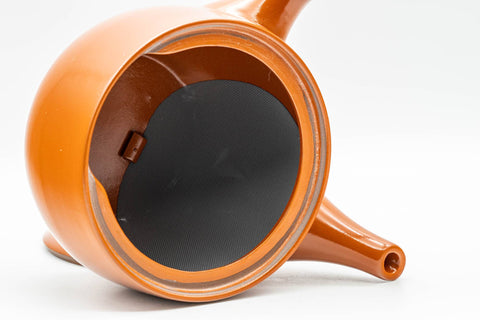 Japanese Kyusu - Flower-shaped Lid Tokoname-yaki Teapot - 380ml - Tezumi