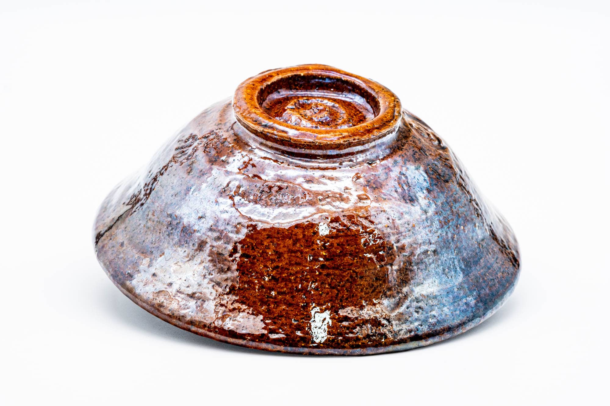 Candy Glazed Raku Summer Chawan - Thumbnail 2