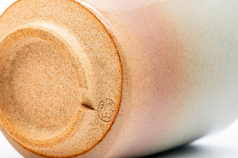 Japanese Teacup - Classic Beige Pink Hagi-yaki Yunomi - 180ml