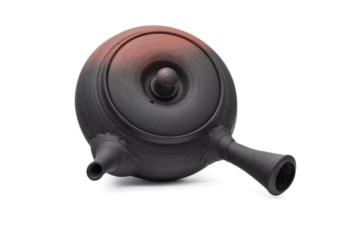 Black Red Yōhen Tokoname Teapot - 230ml
