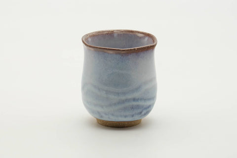 Japanese Teacup - Milky White Glazed Hagi-yaki Tulip Yunomi - 140ml