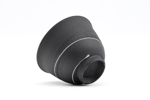 Black Spiraling Tokoname Yunomi - 130ml