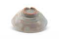 Tezumi — Japanese Matcha Bowl - Grey Pink Gohonte Glazed Hagi-yaki Summer Chawan - 300ml — top-down view of the interior