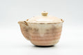 Tezumi — Japanese Houhin - 萩焼 Large Hagi-yaki Ceramic Filter Teapot - 280ml — side view showing the spout
