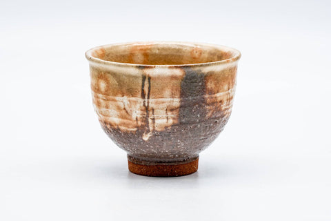 Japanese Teacup - Earthy Brown Glazed Hagi-yaki Yunomi - 160ml