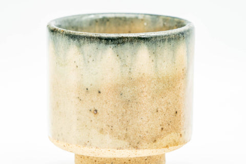 Japanese Teacup - Beige Black Glazed Guinomi - 45ml