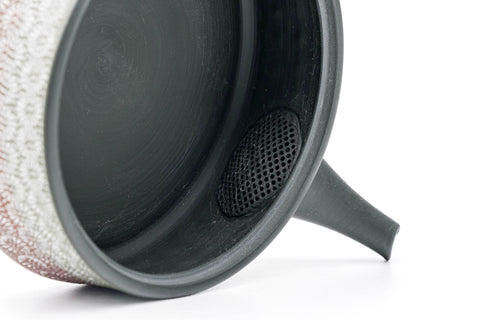 Floral Mishima Kokudei Tokoname Teapot - 200ml