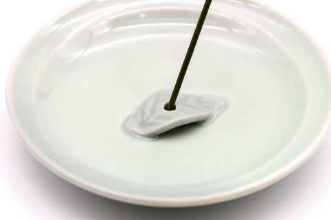 Celadon Plate Incense Stick Holder