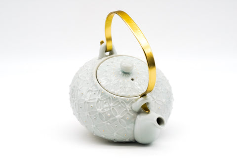 Icchin Shippo Kiyomizu-yaki Teapot - 275ml