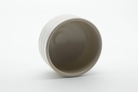 Japanese Matcha Bowl - Hantsutsu-gata White Glazed Chawan - 500ml