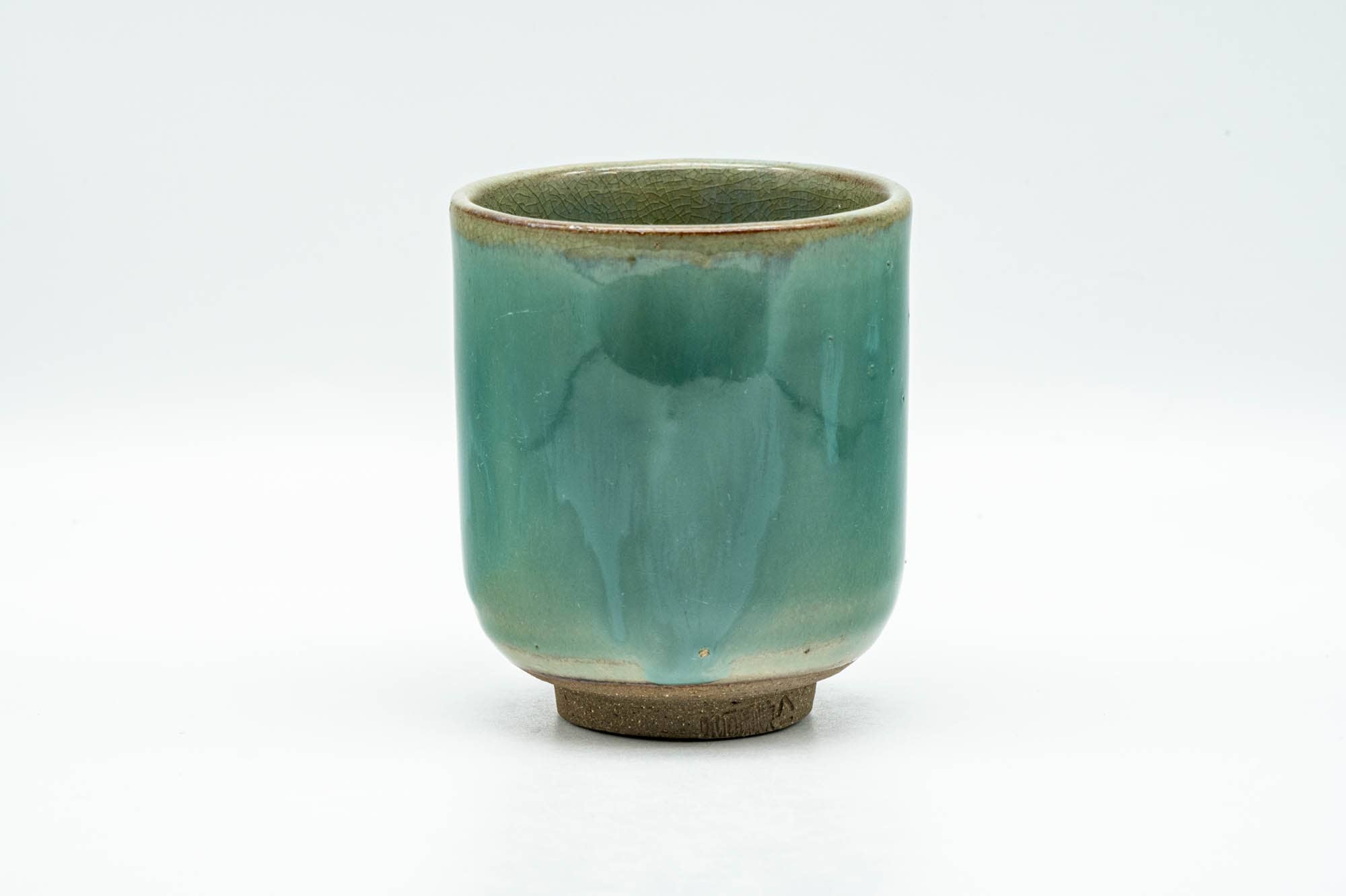 Japanese Teacup - Green Glazed Agano-yaki Yunomi - 160ml - Tezumi