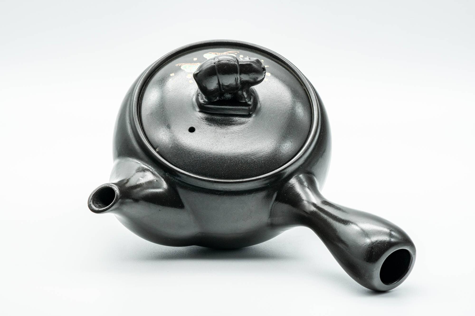 Japanese Kyusu - Year of the Pig Black Kurodei Tokoname-yaki Teapot - 360ml