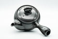 Japanese Kyusu - Year of the Pig Black Kurodei Tokoname-yaki Teapot - 360ml - high angle view