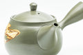 Japanese Kyusu - Gyokko Kiln 玉光 - Green Ryokudei Nerikomi Tokoname-yaki Debeso Teapot - 200ml - Tezumi