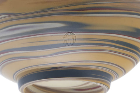 Japanese Katakuchi - Yellow Nerikomi Handleless Yuzamashi - 130ml