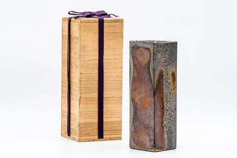 Japanese Vase - 鈴木勝詞 Suzuki Katsushi - Earthy Bizen-yaki Hana-ire