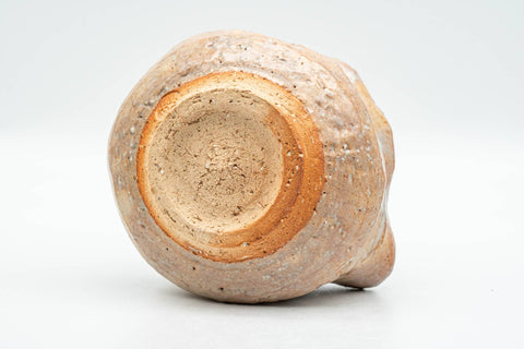 Japanese Katakuchi - Beige Glazed Textured Hagi-yaki Yuzamashi Water Cooler  - 175ml - Tezumi