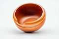 Overhead view of the red shudei katakuchi looking into the interior and spout.