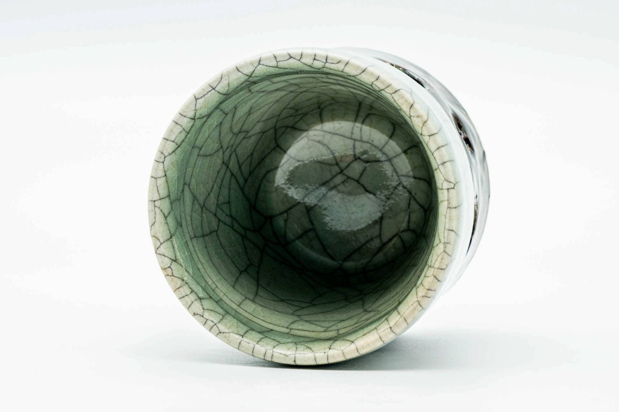 Japanese Teacup - Double-walled Obori Soma-yaki Yunomi - 160ml