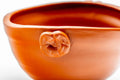 Close-up of one of the small wing-shaped lugs on the side of the body.