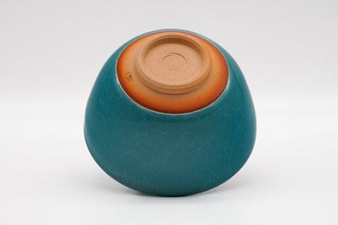 Turquoise Ice-Crack Celadon Chawan